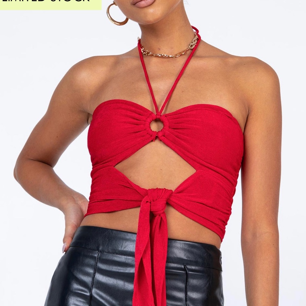 princess polly - red - size 2